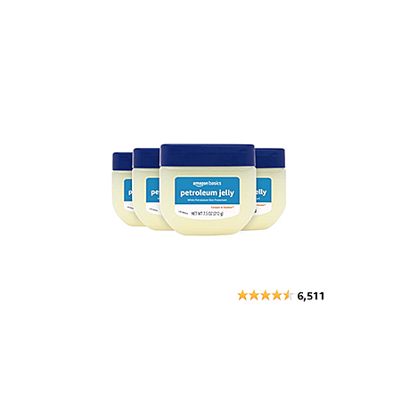 4-Pack 7.5-Oz Amazon Basics Unscented White Petroleum Jelly $5.79 w/ S&S + Free Shipping w/ Prime or on $35+