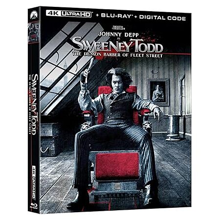 Sweeney Todd 4K UHD + Blu-ray + Digital Combo Review & Deal