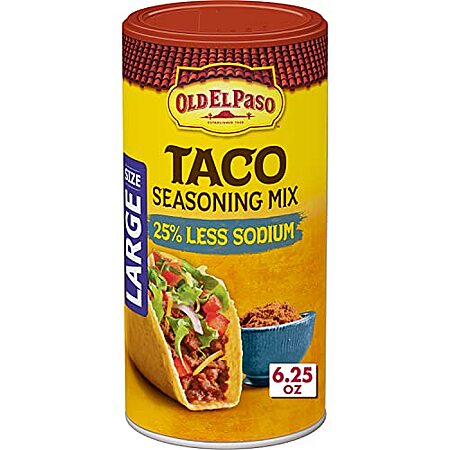 11 × 6.25-Oz Old El Paso Taco Seasoning (25% Less Sodium) ($2.12 each)