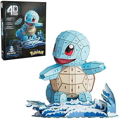 180-Piece Pokemon Squirtle 3D Model Kit