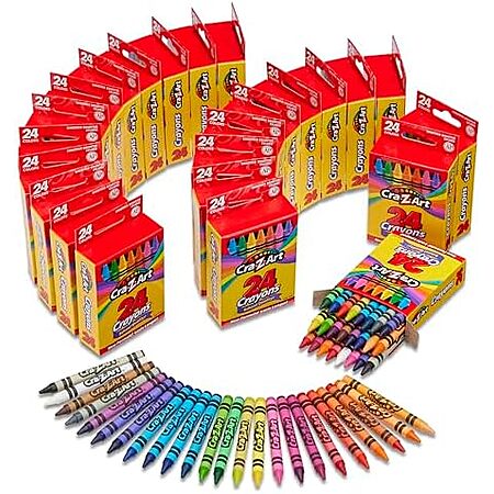 24-Pack 24-Count Cra-Z-Art Crayons