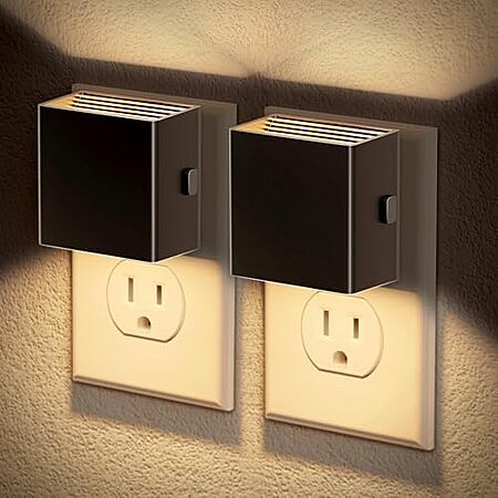JandCase Dimmable Plug-In Night Lights with Dusk-to-Dawn Sensor Deal