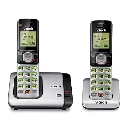 $29.99: VTech CS6719-2 2-Handset Cordless Phone with Caller ID/Call Waiting, Silver