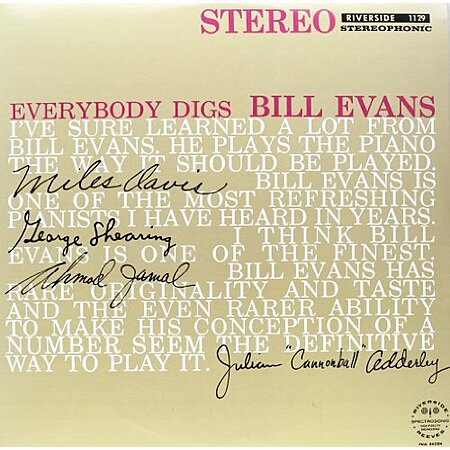 Bill Evans Everybody Digs Bill Evans Vinyl — Worth Buying?