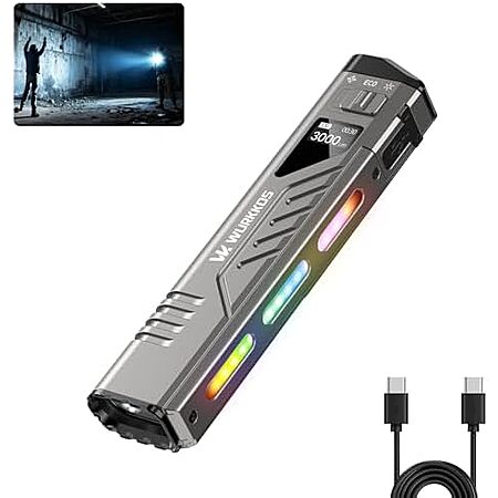 Wurkkos TD11 Tactical 3000 Lumen LED Flashlight