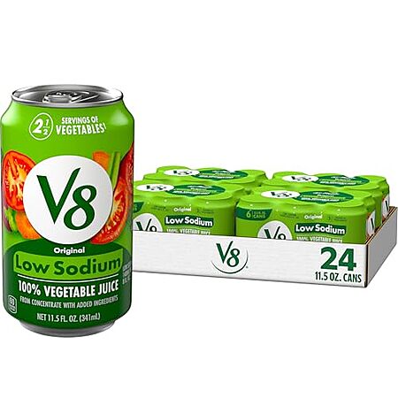 V8 Low Sodium Vegetable Juice 24-Pack Deal Worth It?