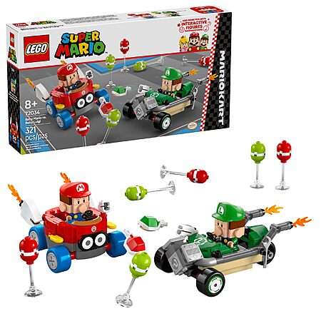 LEGO Super Mario Kart Baby Mario vs. Baby Luigi Set (72034) Deal