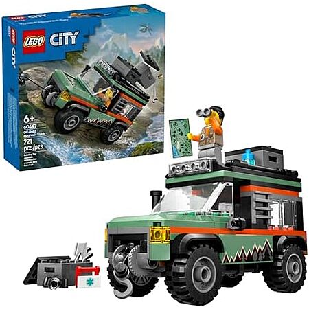 221-Piece LEGO City Off-Road Mountain Truck Building Toy