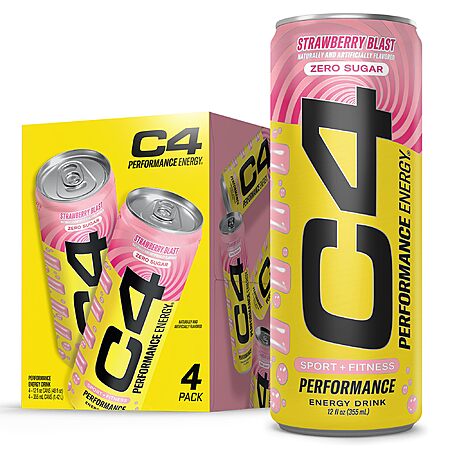 C4 Performance Energy Drink 4-Pack for $3.78 w/ Subscribe & Save