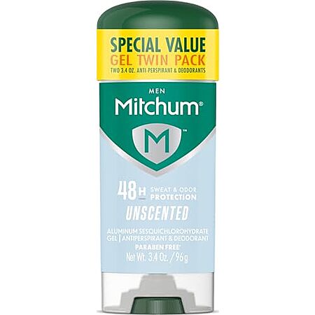 Mitchum Triple Odor Protection Gel Deodorant 2-Pack Deal