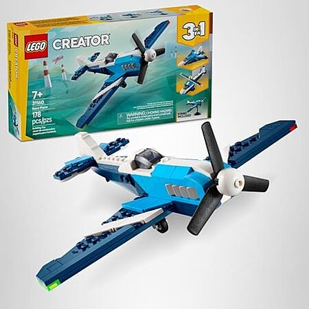 178-Piece LEGO Creator 3-in-1 Aircraft Race Plane Building Kit