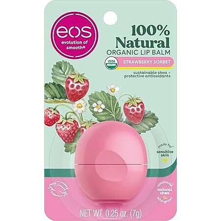 eos Organic Lip Balm Strawberry Sorbet Review & Deal