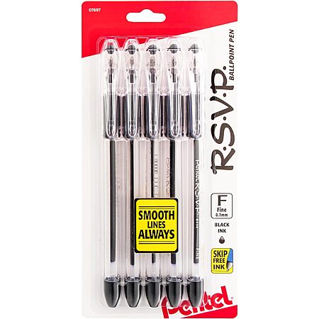 Pentel RSVP 0.7mm Ballpoint Pens 5-Pack: Is This Deal Worth It?