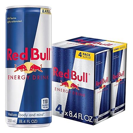 4-Pk 8.4-Oz Red Bull Energy Drink (Original)