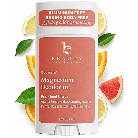 Beauty by Earth Aluminum-Free Magnesium Deodorant Stick Review & Deal