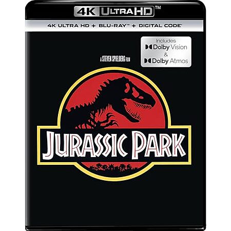Jurassic Park: Dolby Vision & Atmos Edition (4K UHD + Blu-ray + Digital)
